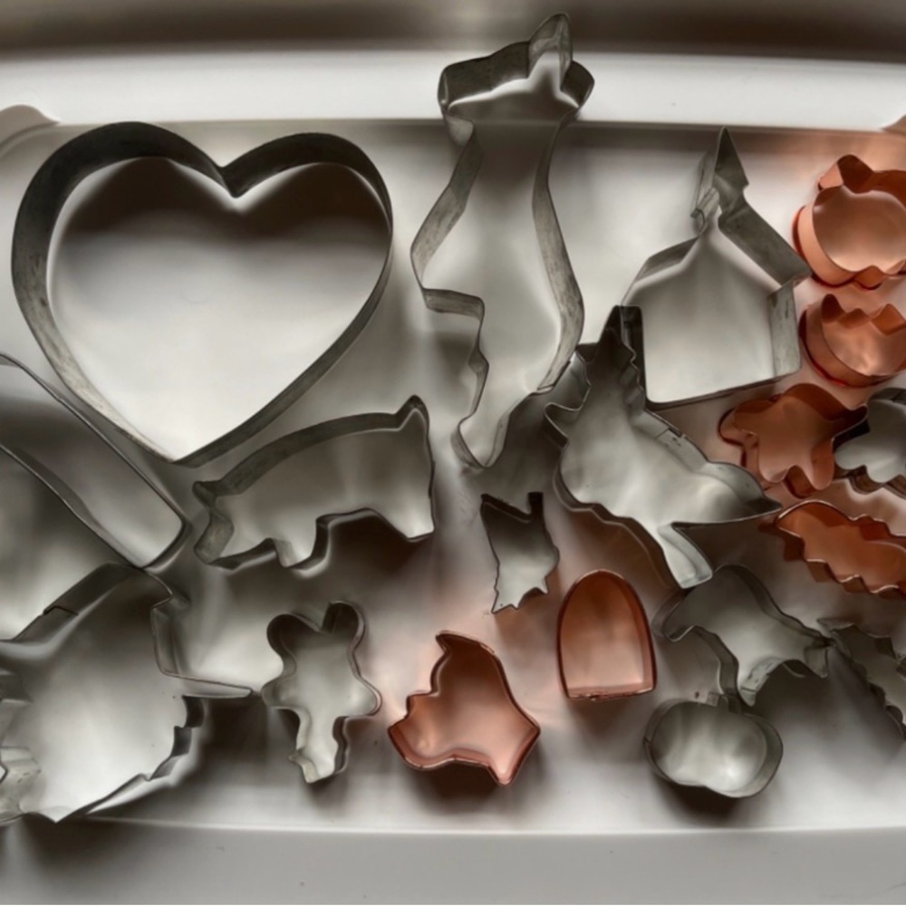 Assorted Metal Cookie Cutters - 19